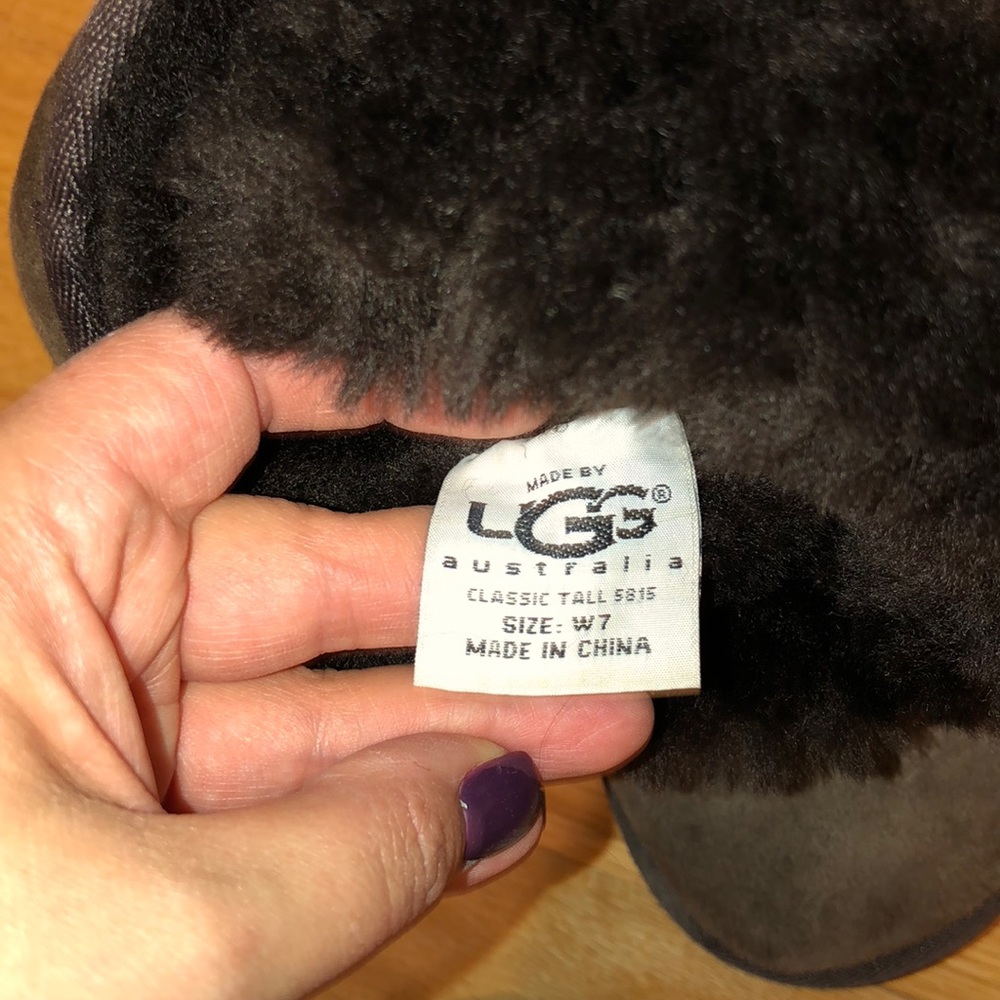 Tall Chocolate UGG Boots
